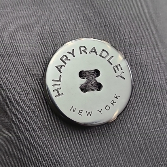 Hilary Radley Fit & Flare Trench Coat Black Size Small - Picture 13 of 16